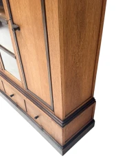 Art Deco Modernist Four-Door Bookcase, 1920s